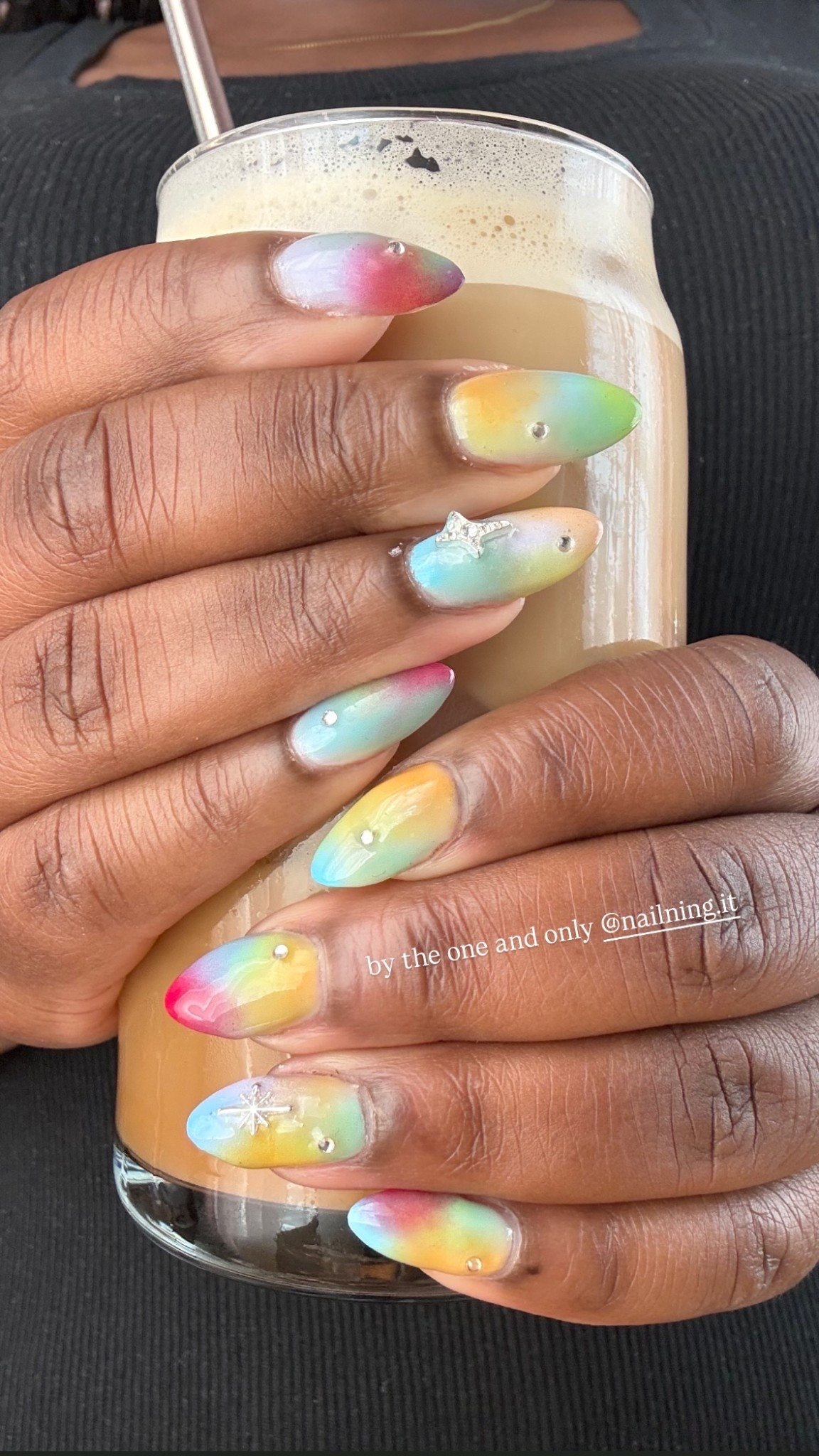 My coffee was delicious but my nails are the true star ✨

#LTKBeauty