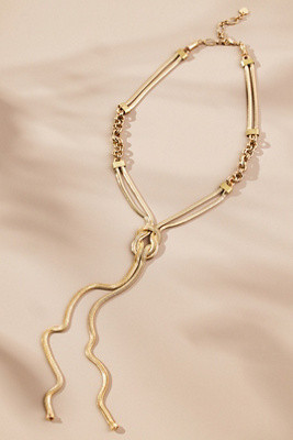 Knotted Lariat Necklace | Anthropologie (US)