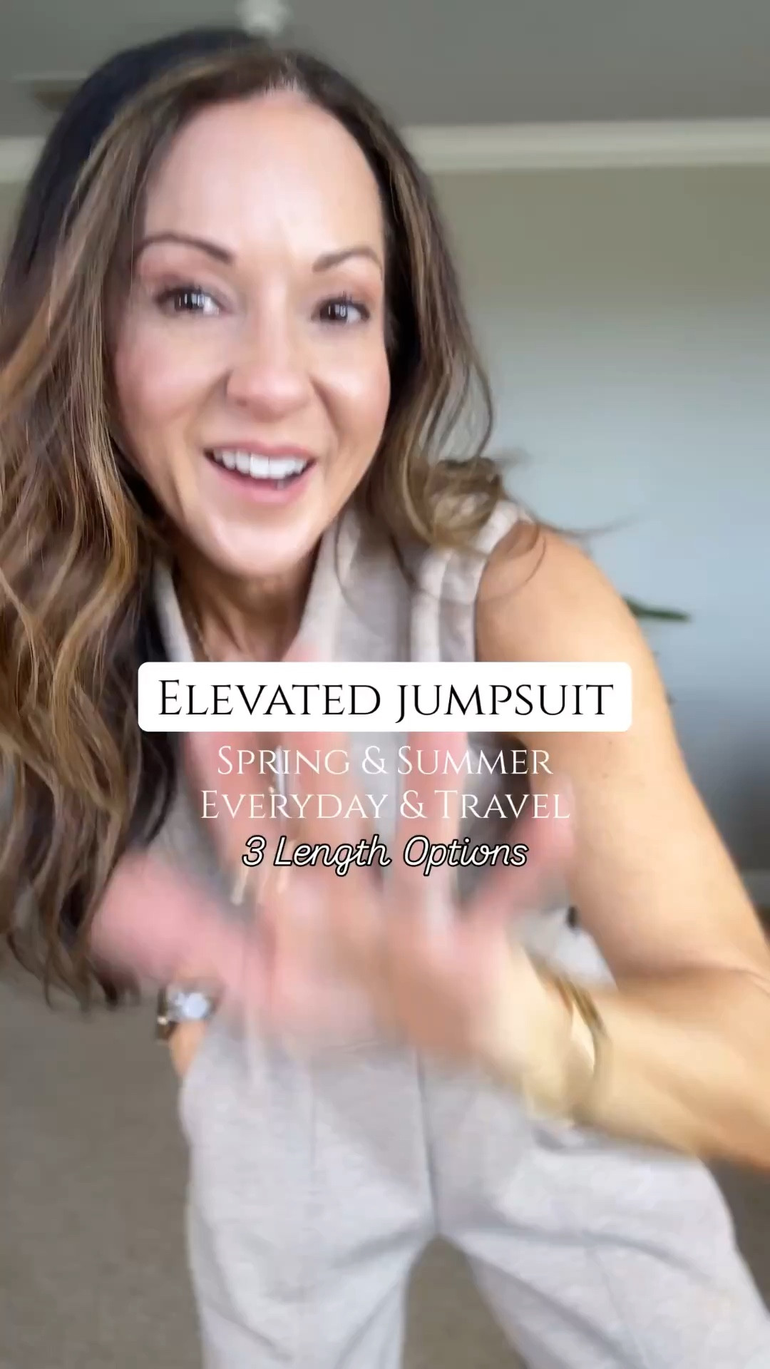 ✨Elevated jumpsuit for spring & summer 🤍 comfy, flattering, and easy to wear for everyday, travel, running around, or out to dinnerr

Comes in 3 length options, petite friendly, and has an easy bathroom opening in the back 🙌🏻

For reference: I’m 5’1”, 108lbs. 
Wearing size XS petite 

#LTKootd #LTKTravel #LTKPetite