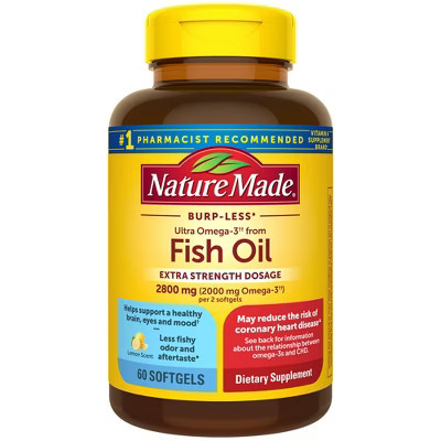 Nature Made Fish Oil 2800mg Omega-3 Softgels - 60ct | Target