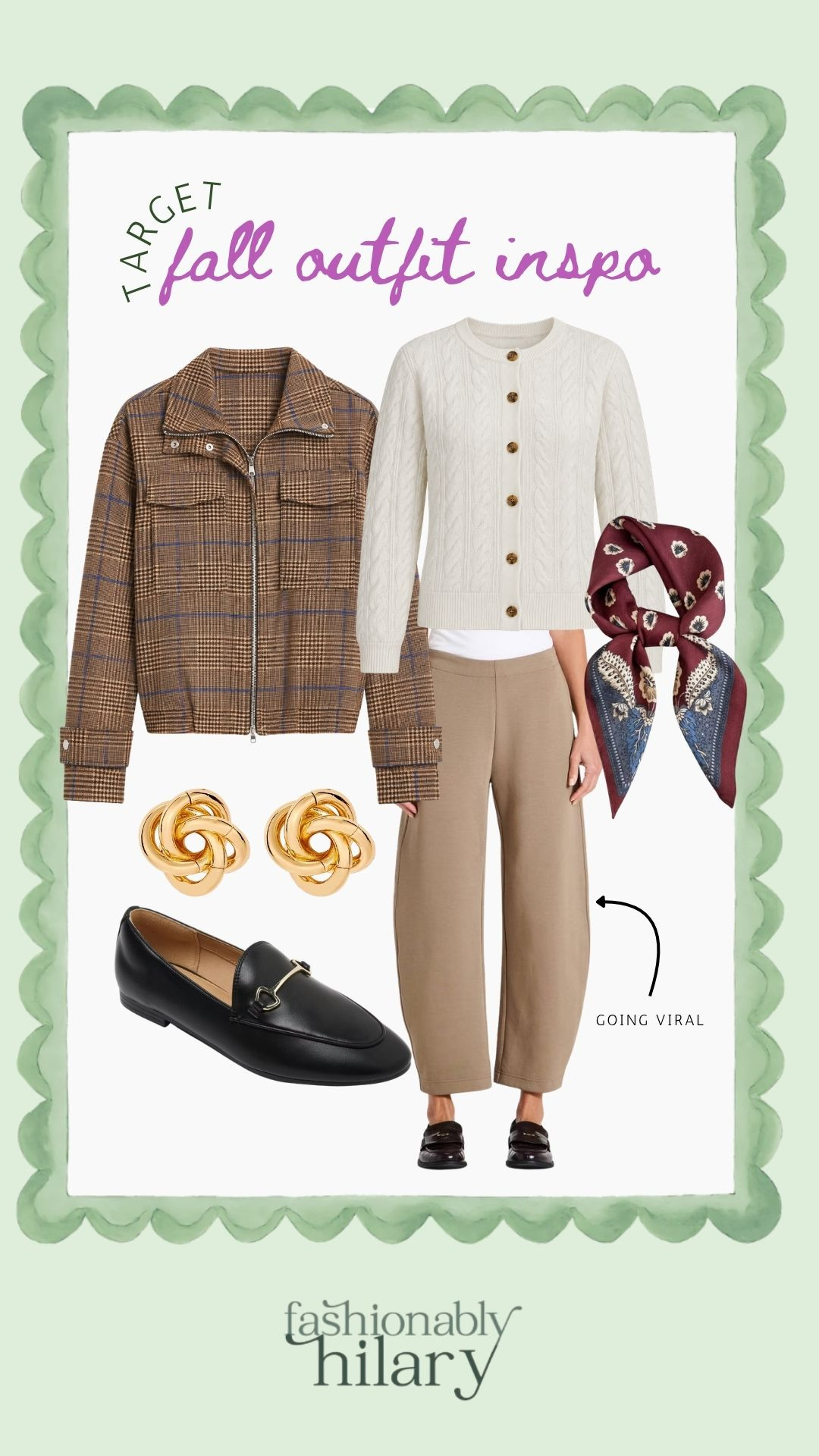 Target's new fall arrivals are so good! Perfect for dressing up or down. This outfit can be worn for errands, school events, or even date night. The ponte barrel pants have been all over my feed going viral! They come in black too. 

 #LTKdayinmylife #LTKootd #LTKSeasonal
