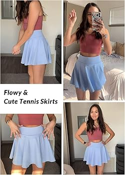 BALEAF Women's High Waisted Tennis Skirts Tummy Control Pleated Golf Skorts Skirts for Women with... | Amazon (US)
