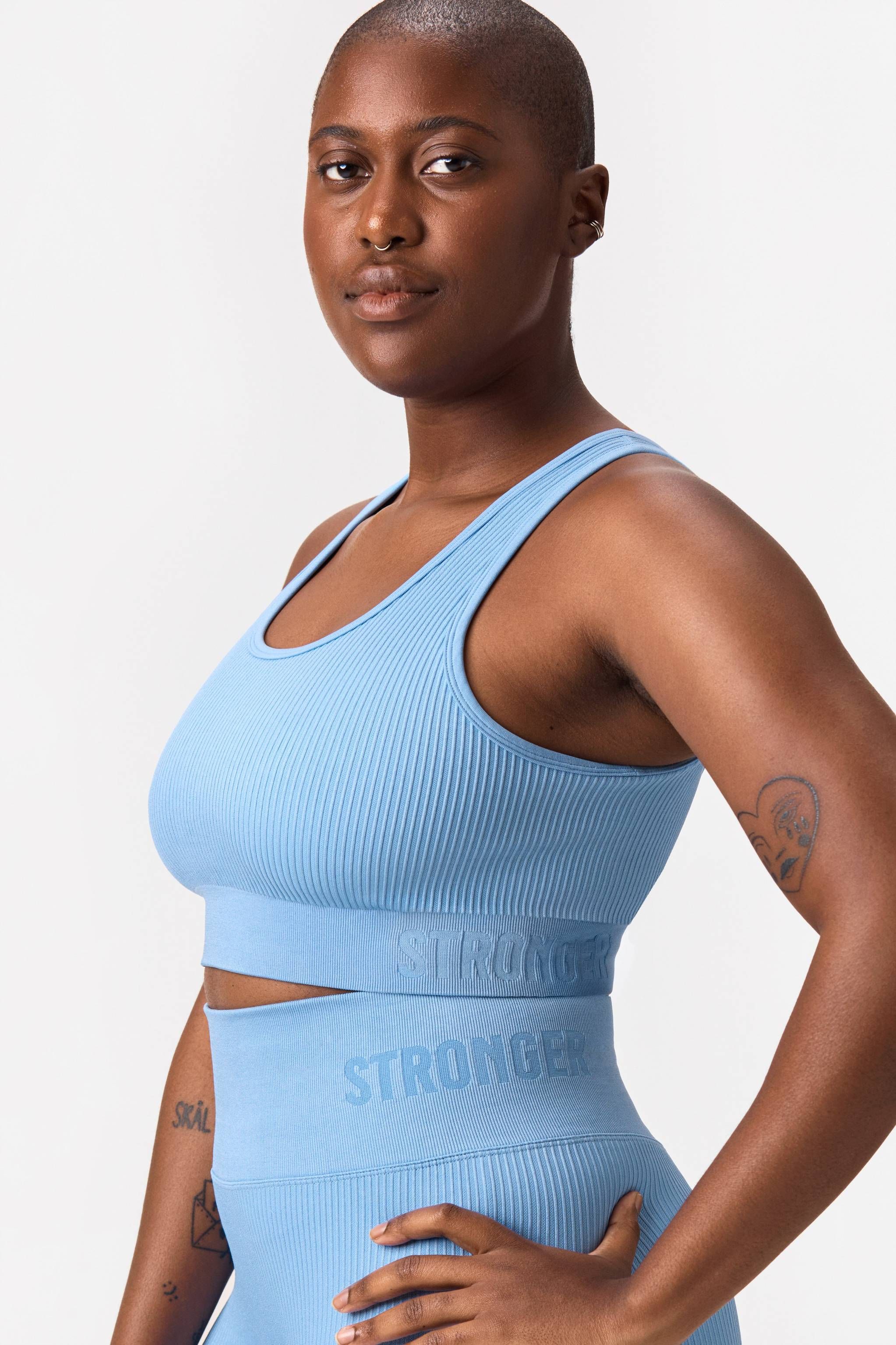 Rib Seamless Bra | Strongerlabel.com