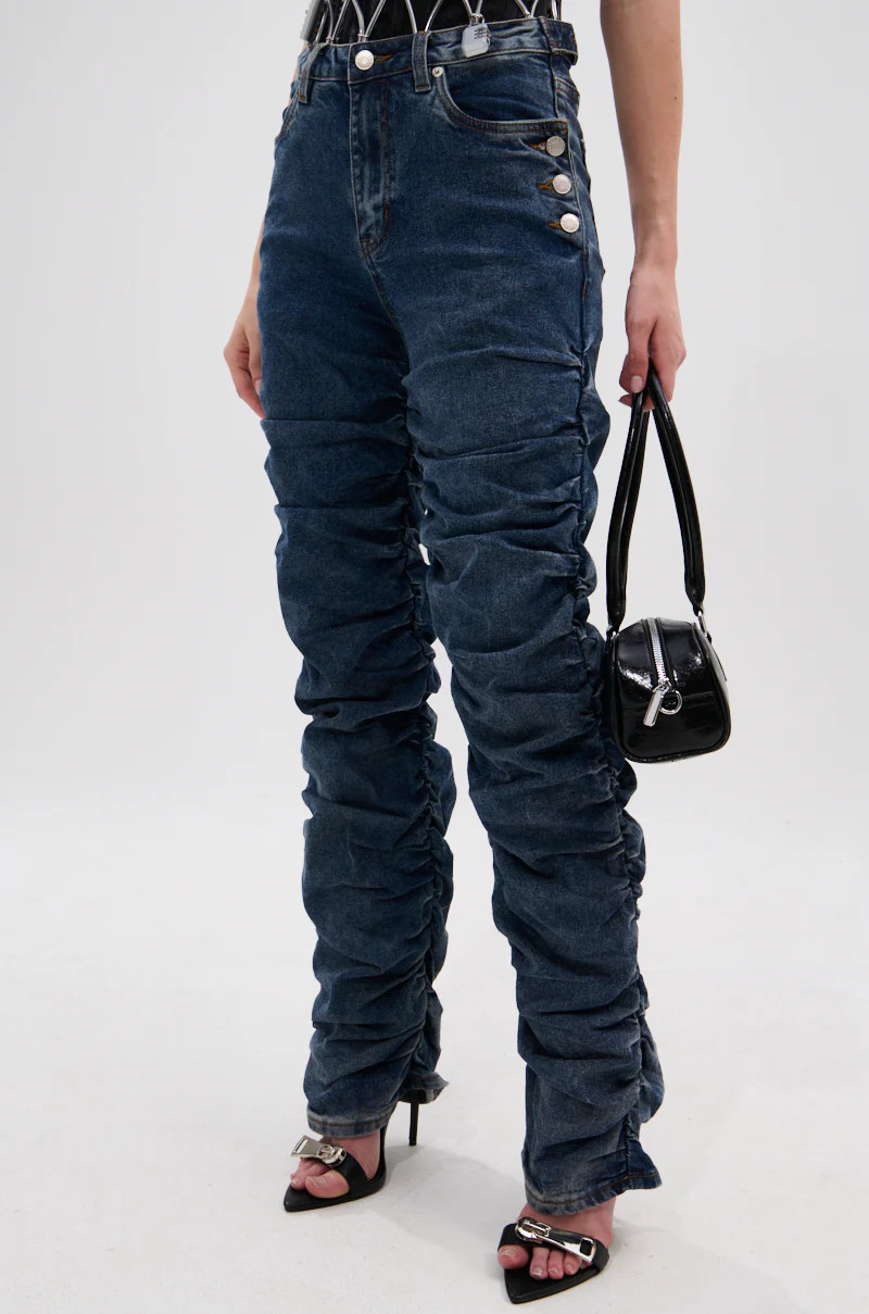 VERONICA RUCHED DENIM | AKIRA