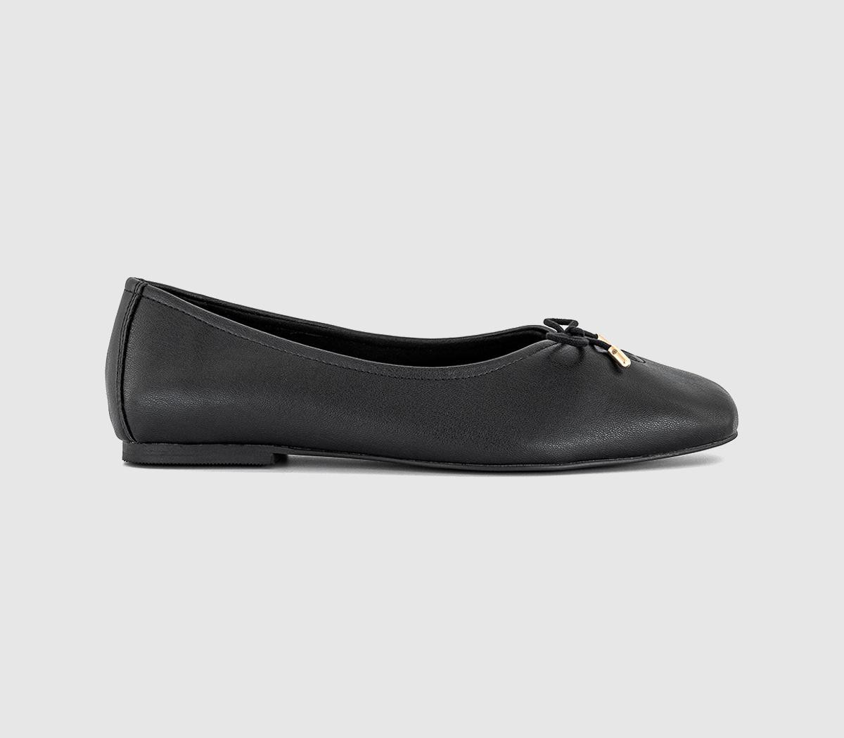 OFFICE Womens Freya Bow Ballerina Shoes New Black, 9 | Office Shoes (UK)