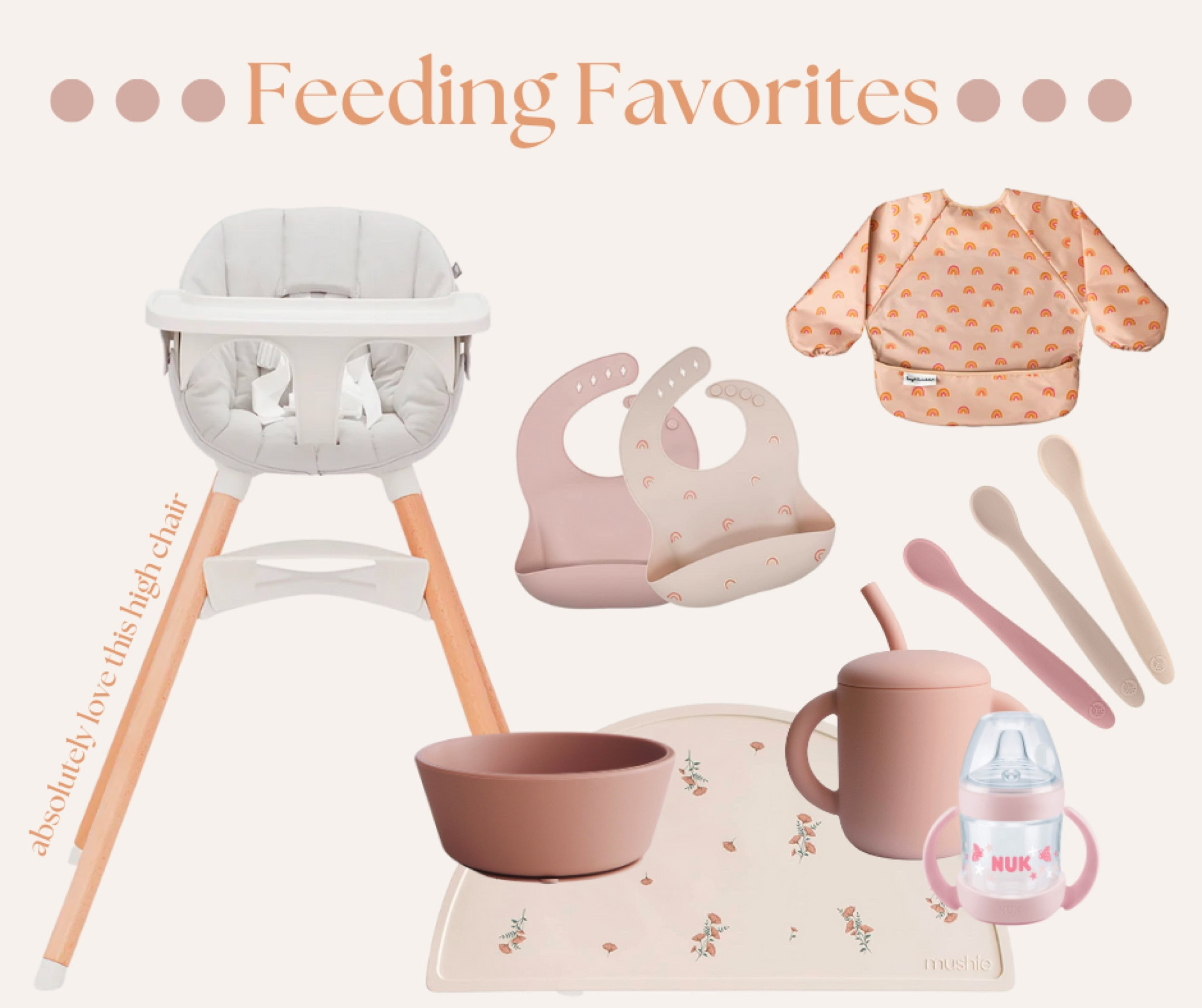 mushie Silicone Baby Feeding Spoons curated on LTK