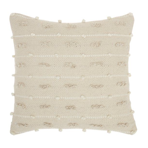 Nourison Life Styles Natural Decorative Throw Pillow , 18"X18" - Walmart.com | Walmart (US)
