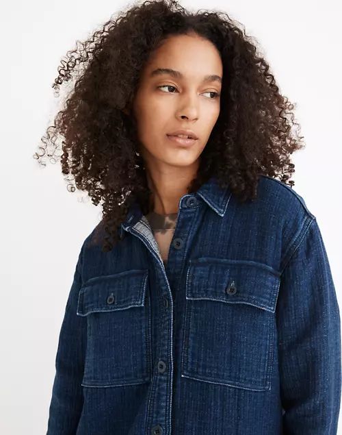 Double-Weave Denim Shirt-Jacket | Madewell