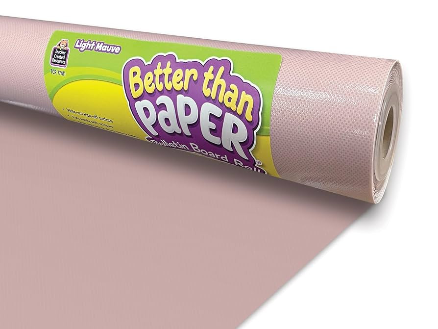 Light Mauve Better Than Paper® Bulletin Board Roll | Amazon (US)
