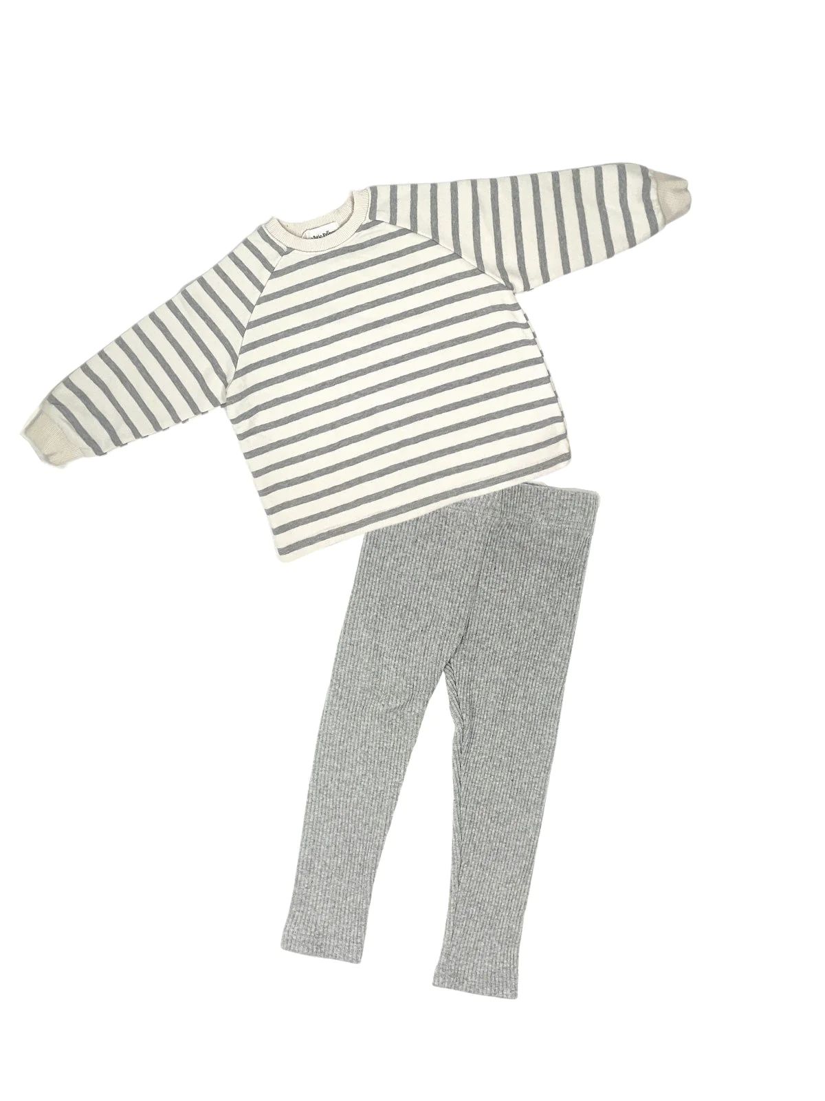 Stripe Sweatshirt & Leggings Set | Danrie