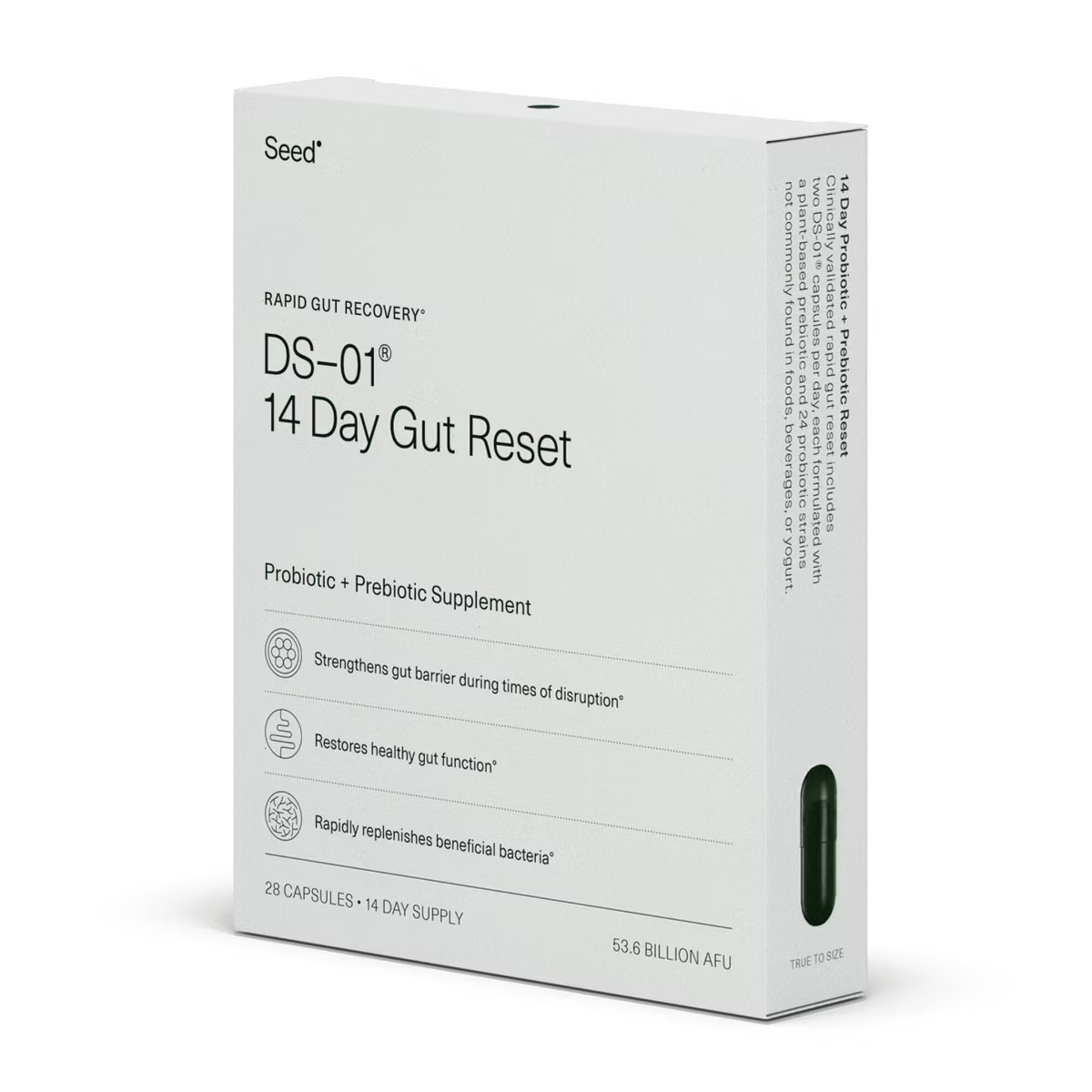 Seed 14-Day Gut Reset Probiotic Capsules - 28ct | Target