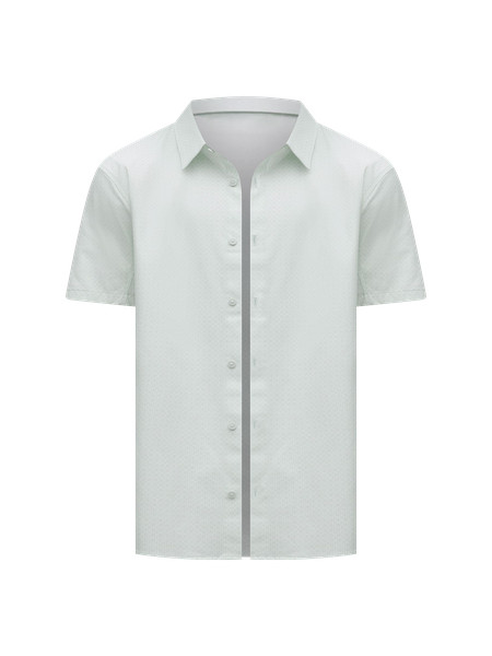 Airing Easy Short-Sleeve Shirt in Dotted Link White Ocean Air | Lululemon (US)