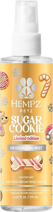 Hempz Petz Deodorizing Dog Spray, Vanilla Sugar Cookie Scent, Hydrating Spray 4.22 oz | Amazon (US)