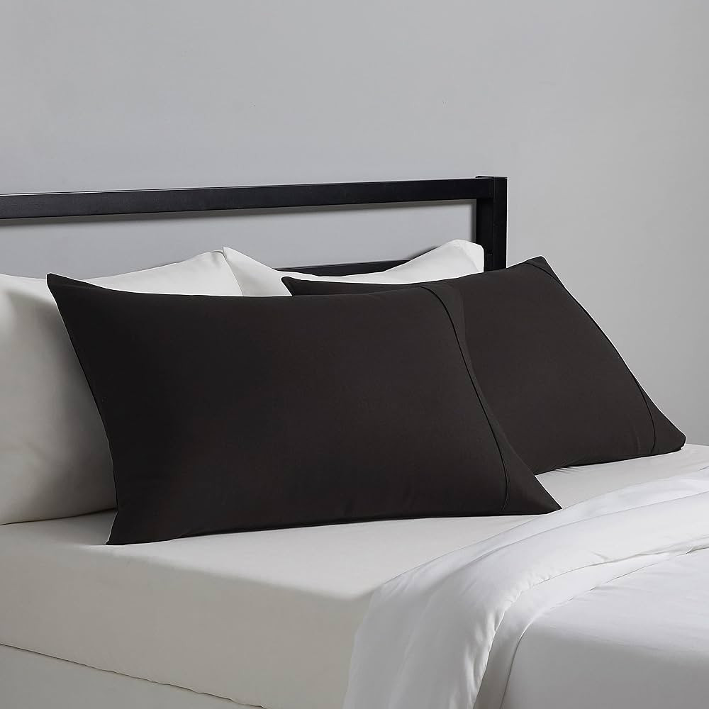 Amazon Basics Lightweight Super Soft Easy Care Microfiber Pillow case, Pillow Not Included, Stand... | Amazon (US)