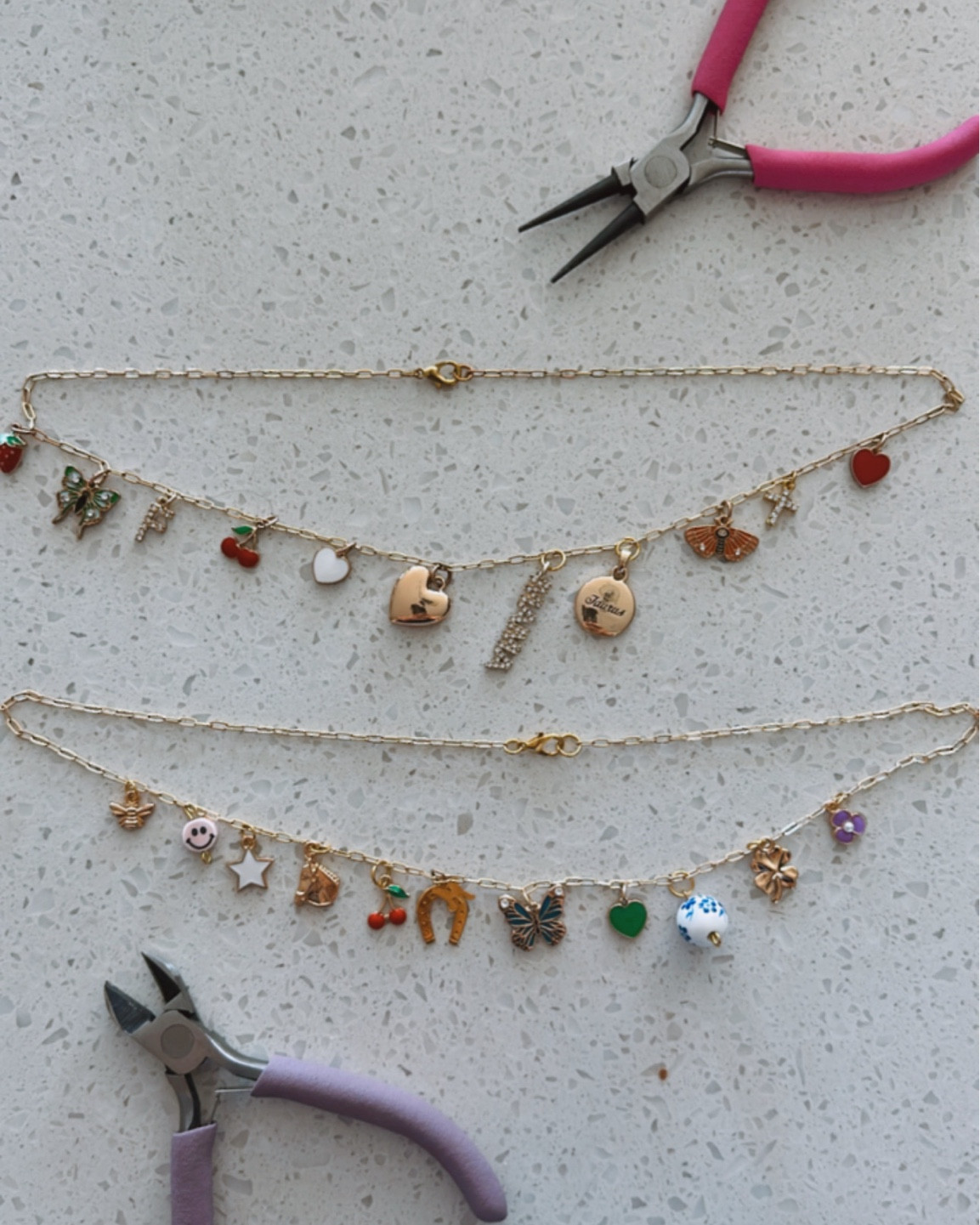 Obsessed with making charm necklaces right now. 🍀✨

#LTKSeasonal #LTKSummerSales #LTKFindsUnder50