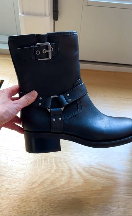 Zip moto bootie I’m wearing in my previous outfit post. Love this boot to add a stylish, edgy look to any of your outfits. With a stacked heel less than 2”, it is practical for walking and standing… it passed my Fashion week test in Paris! 😉

#LTKfindsunder100 #LTKshoecrush #LTKstyletip