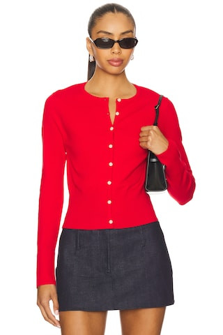 Lovers and Friends Scarlett Cardigan in Red from Revolve.com | Revolve Clothing (Global)