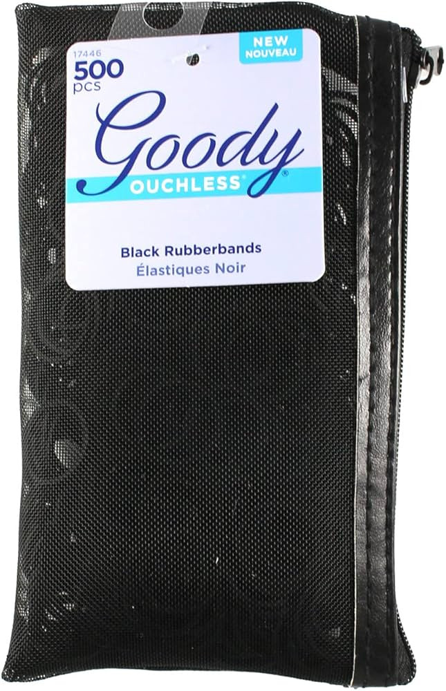 GOODY Black Poly Elastics In A Bag | Amazon (CA)