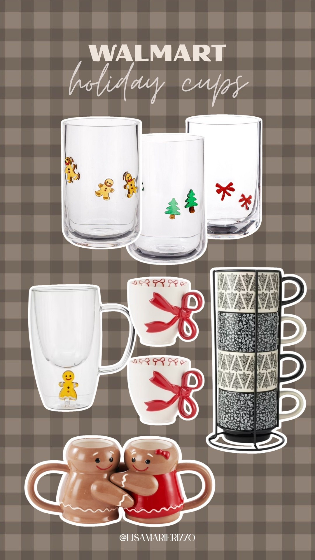 Obsessing over these cute and affordable cups from Walmart! Perfect for the holidays!! 

#LTKStyleTip #LTKFindsUnder50 #LTKHome