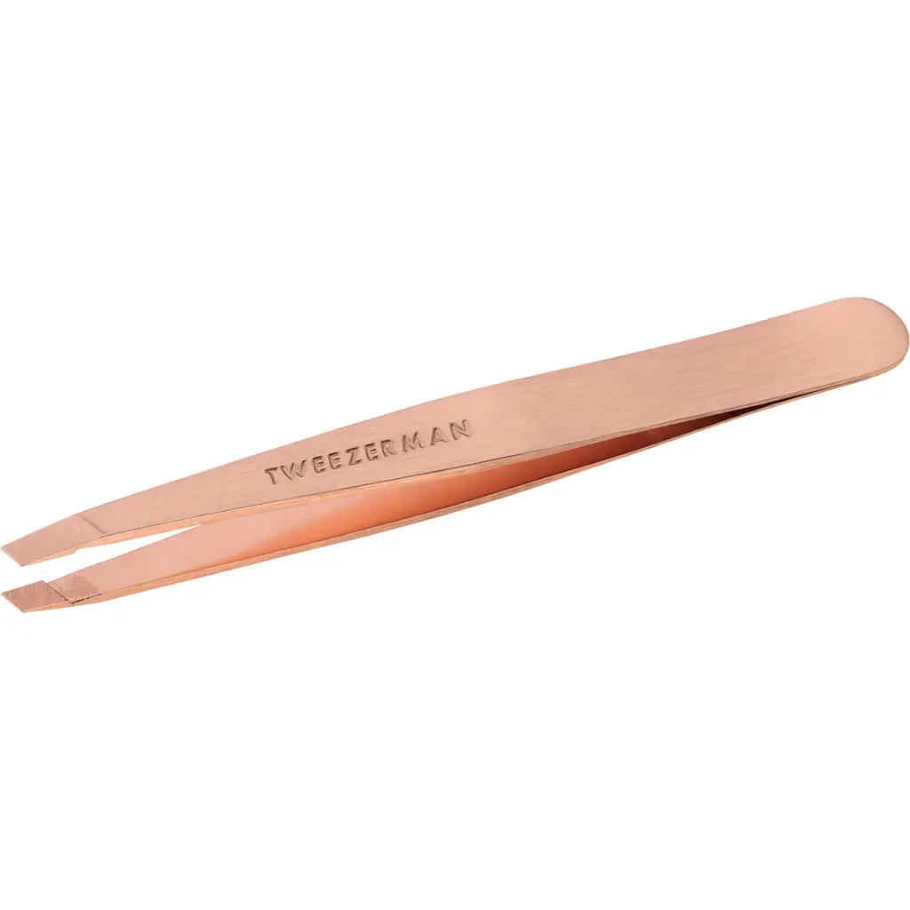 TWEEZERMAN Slant Tweezer in Rose Gold at Nordstrom Rack | Nordstrom Rack