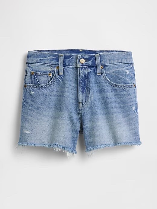 Gap denim shorts. Love these!!!