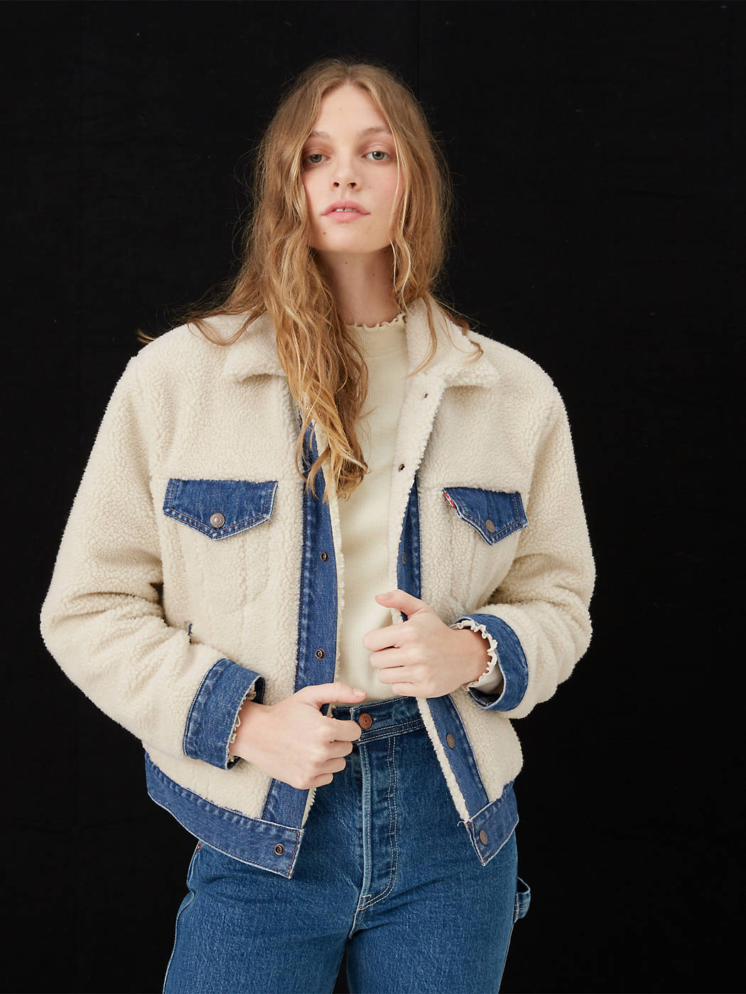 Ex-boyfriend Sherpa Pieced Trucker Jacket | LEVI'S (US)