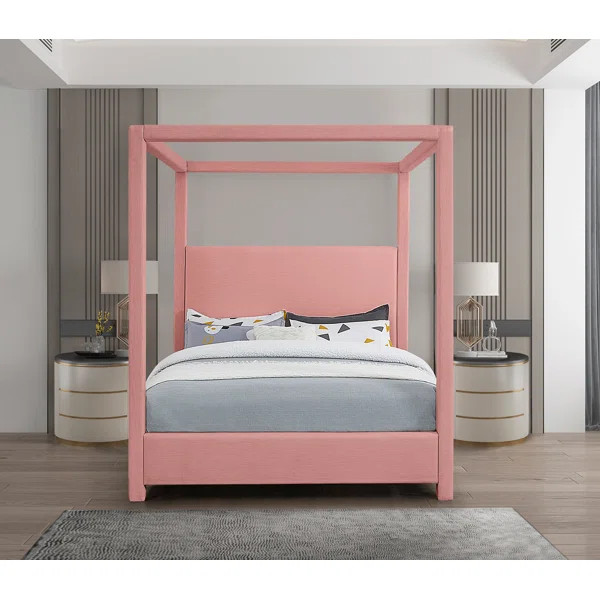 Upholstered Canopy Bed | Wayfair North America