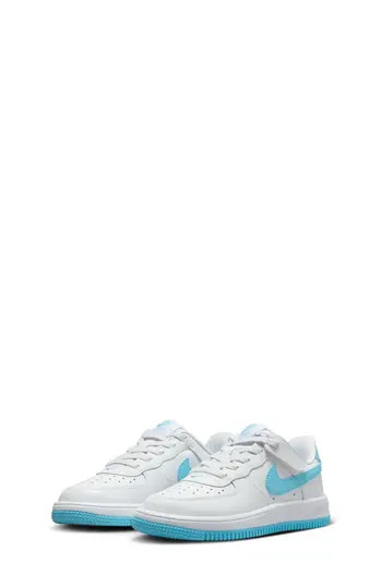 Nike Air Force 1 Low EasyOn Sneaker in 107 White/aqrblu at Nordstrom Rack, Size 6 | Nordstrom Rack