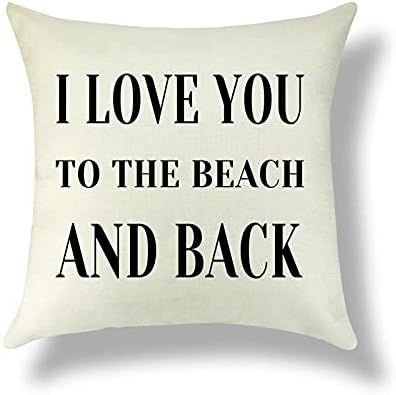 Sazuwu Valentine's Day Gifts Couple Gift Pillow Cover I Love You Gift for Husband Wife Pillowcase Li | Amazon (US)