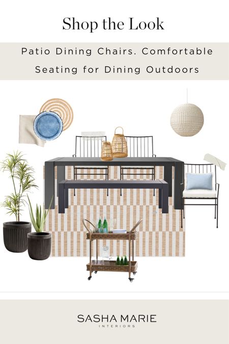 Shop the look and add comfortable seating for patio dining with classic style 

#LTKhome #LTKSeasonal #LTKstyletip
