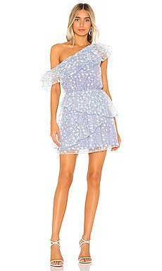 MAJORELLE Twain Mini Dress in Blue Multi from Revolve.com | Revolve Clothing (Global)