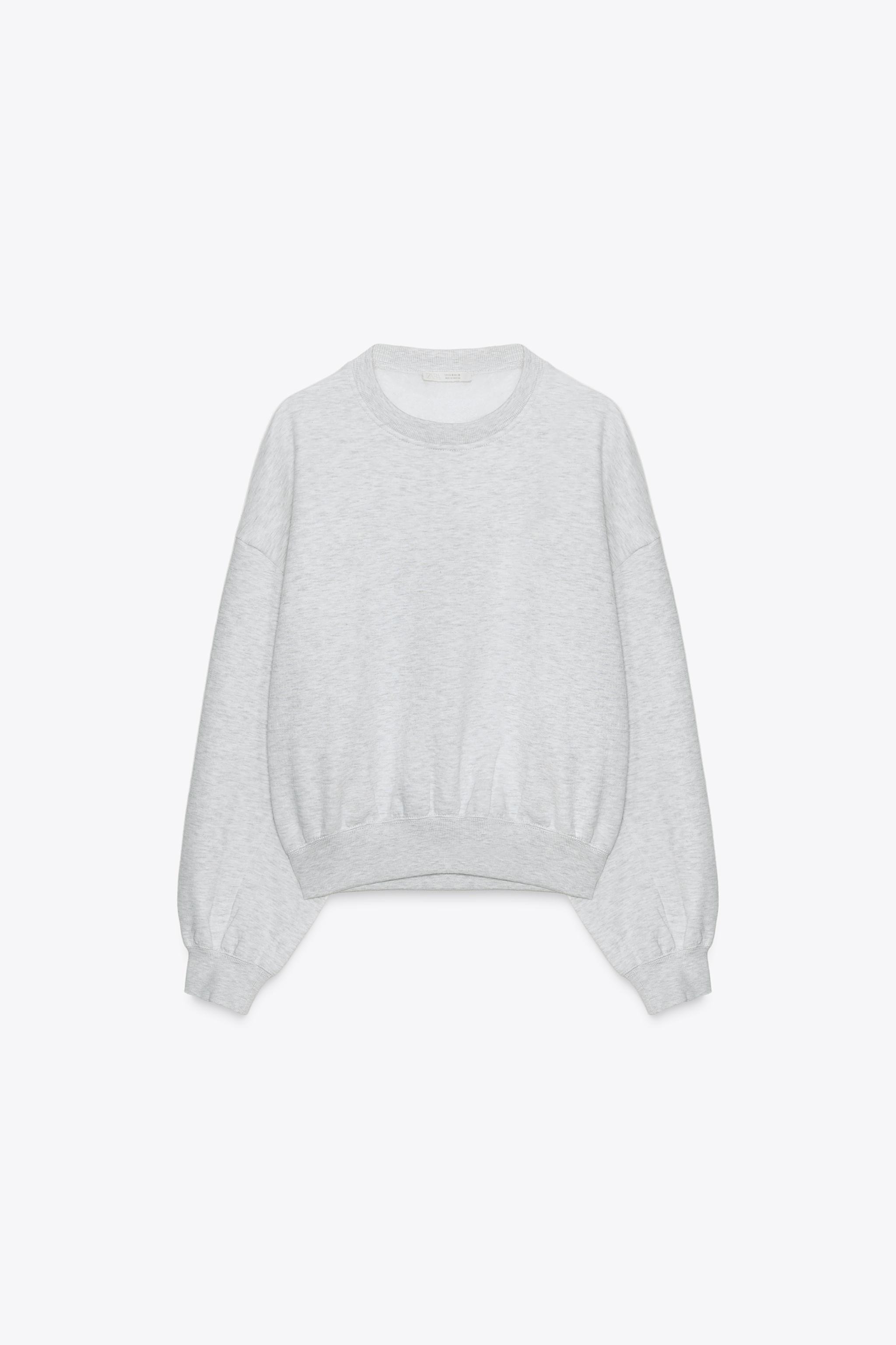 BASIC PLUSH SWEATSHIRT | Zara US