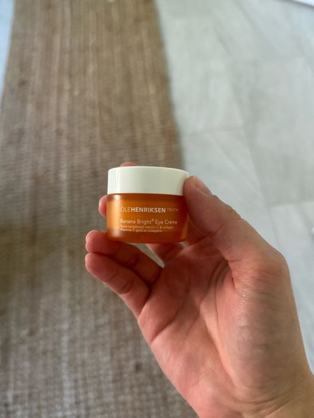 REMINDER: a most used eye cream for me.  The Ole Henriksen Banana Bright + Eye Crème.  It has a hint of yellow in the formula which brightens the under eye instantly.  It also has a vitamin c complex which color corrects dark circles and helps dullness.

Key ingredients: vitamin c, collagen & orange extract

Great for dry skin

Fragrance free, paraben free & vegan

#LTKfindsunder100

#LTKSeasonal #LTKfindsunder50 #LTKbeauty