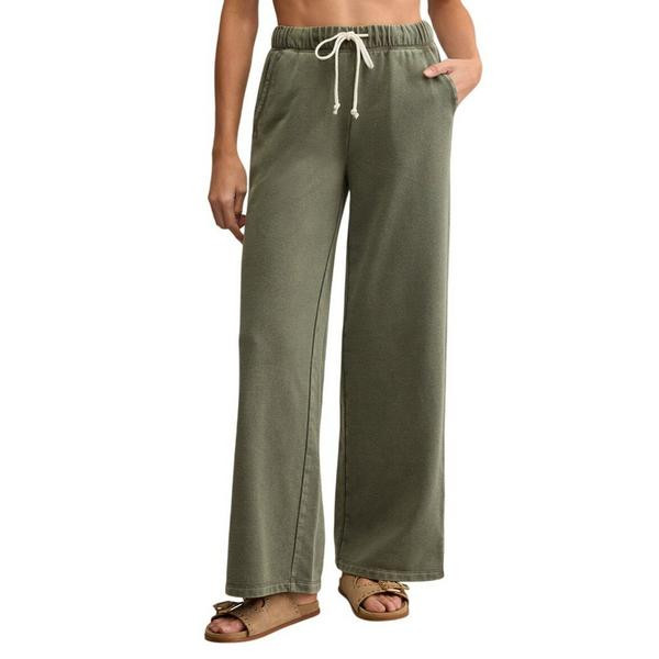 Women's Z Supply Hunter Knit Pants Large Hunter Green | Scheels Sports