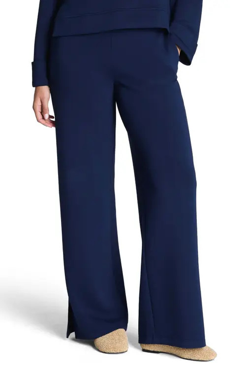 SPANX® AirEssentials Zero Waistband Pants in Timeless Navy at Nordstrom, Size X-Small | Nordstrom