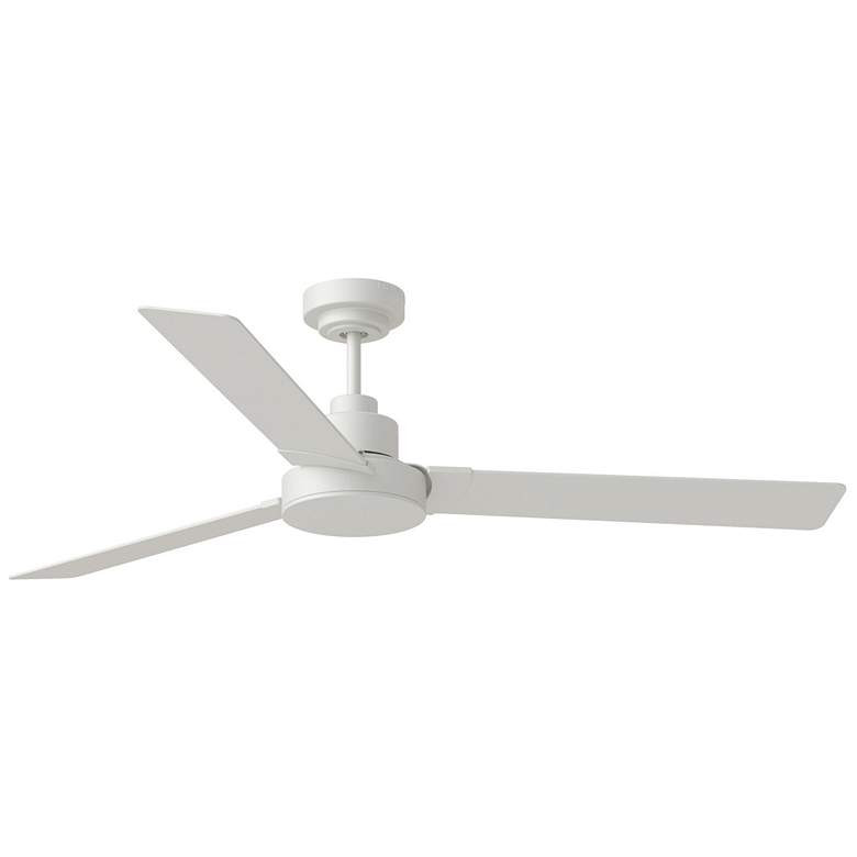 58" Visual Comfort Jovie Matte White Ceiling Fan with Remote Control - #6109H | Lamps Plus | Lamps Plus