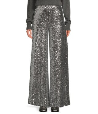 Alex Marie Natalie Sequin Wide Leg Pant | Dillard's | Dillard's