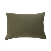 Olive Green Linen Pillow Cover | Danielle Oakey Interiors INC