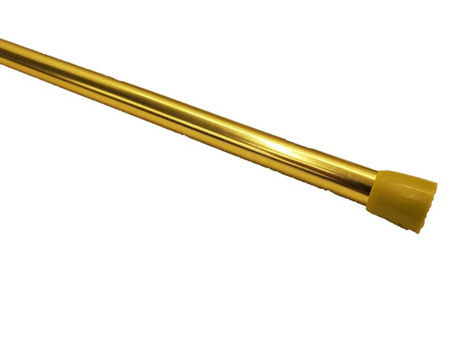 Van Wyck Regular Duty Lightweight Tension Rod 7/16" Diameter Adjusts from 18-28 Inches Brass Fini... | Amazon (US)