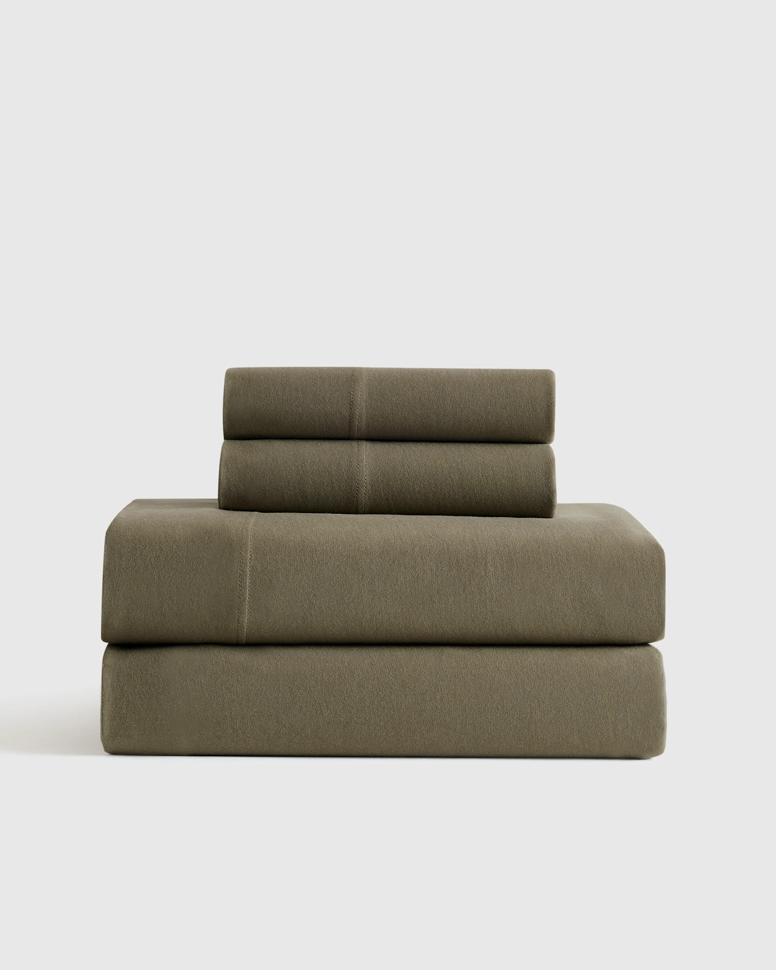 Quince | Organic Jersey Sheet Set in Heather Grey, Size Twin XL, Cotton | Quince