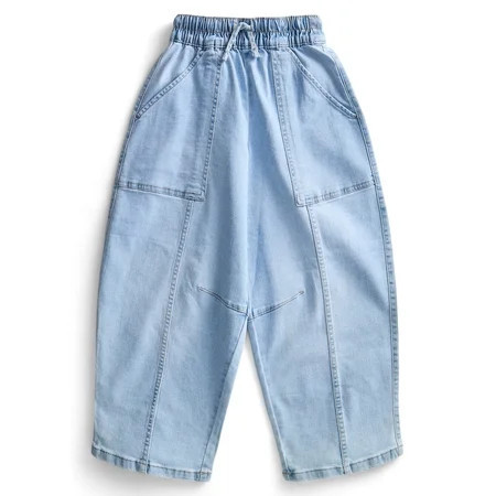 Weekend Academy Girls Barrel Leg Pants Sizes 5-18 | Walmart (US)