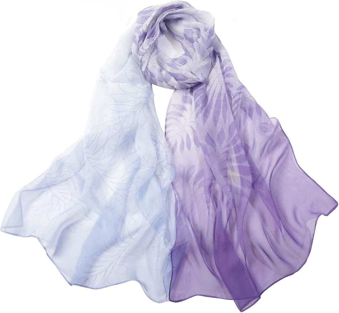 Acotavie Scarfs for Women Lightweight Fashion Scarves Print Floral Pattern Scarf Shawl Wraps | Amazon (US)