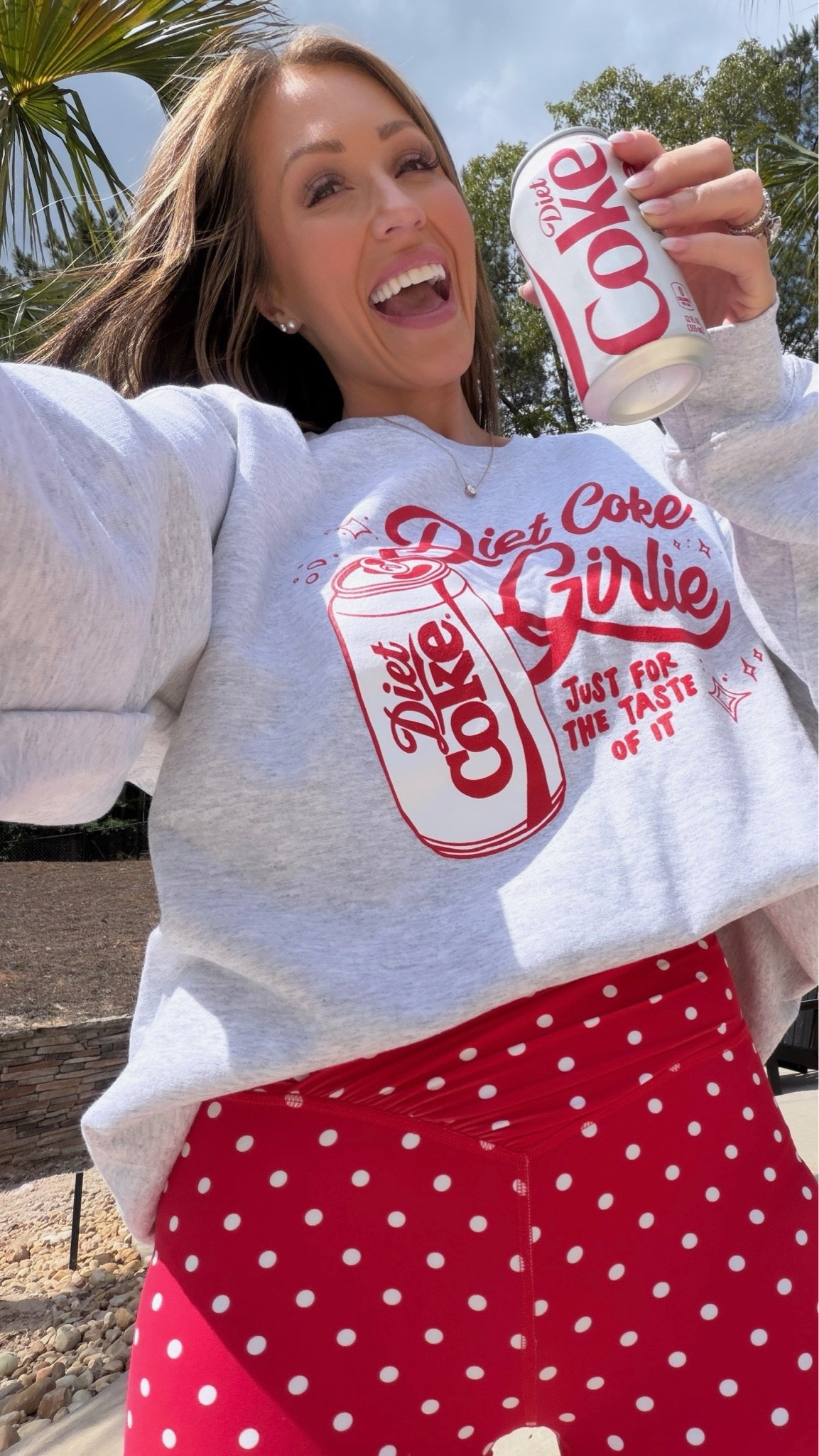 Diet Coke graphic sweatshirt!

#LTKdayinmylife #LTKootd
