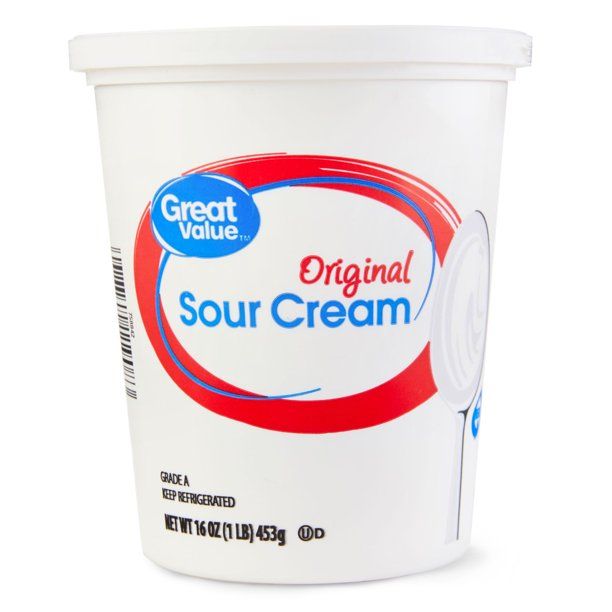 Great Value All Natural Sour Cream, 16 oz Tub - Walmart.com | Walmart (US)