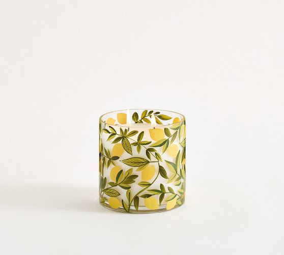 Hand Painted Flower Candle | Pottery Barn (US)