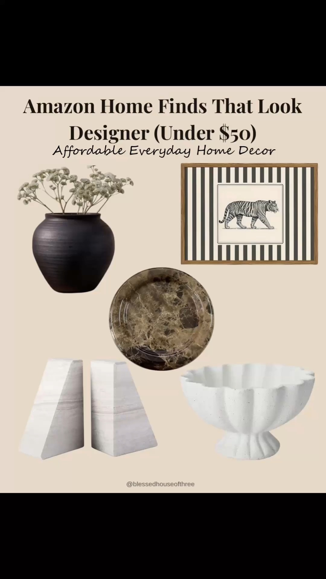 Amazon home finds that look way more expensive than they are — and everything is under $50! These affordable home decor finds are perfect for adding an elevated, designer-inspired look without spending a fortune. I found neutral vases, decorative bowls and trays, faux florals, a gorgeous little accent lamp, scalloped dishes, coffee table decor and more pieces that would work beautifully in a living room, bedroom, entryway or on open shelving. So many good Amazon home decor finds for an easy everyday refresh!

#LTKHome #LTKSeasonal