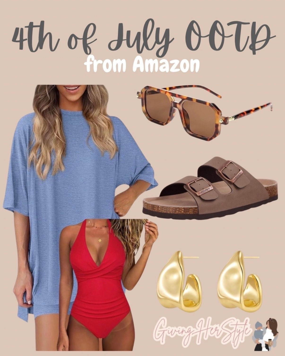 4th of July outfit ideas from Amazon prime 

4th of July, Fourth of July, USA, patriotic outfits, pool party, amazon fashion, amazon outfit idea, red white and blue, white shorts, graphic tshirt, travel, summer ootd

#LTKootd #LTKSwim #LTKSeasonal