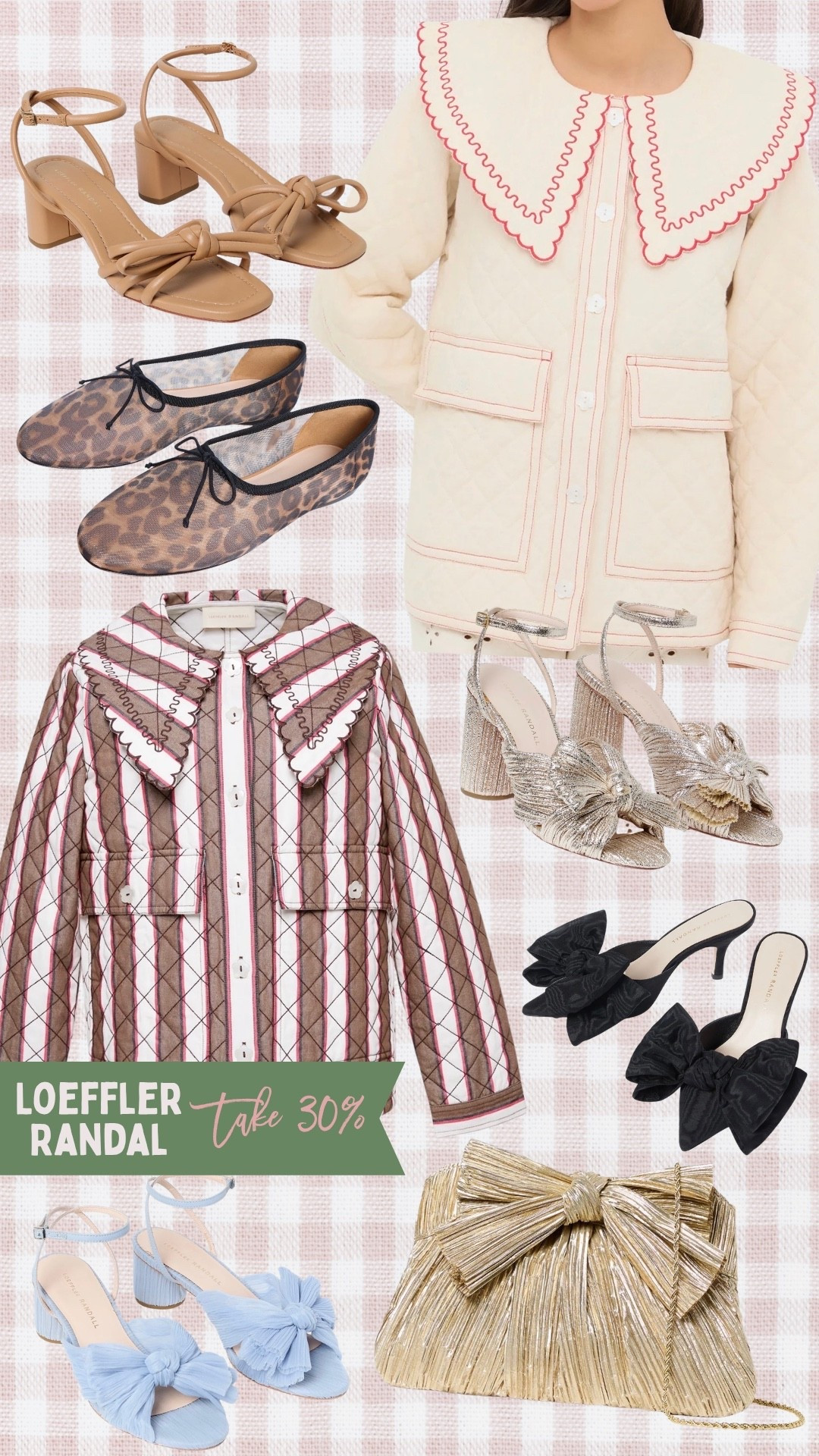 Loeffler Randall Friends & Family Sale 30% off select styles!!
￼