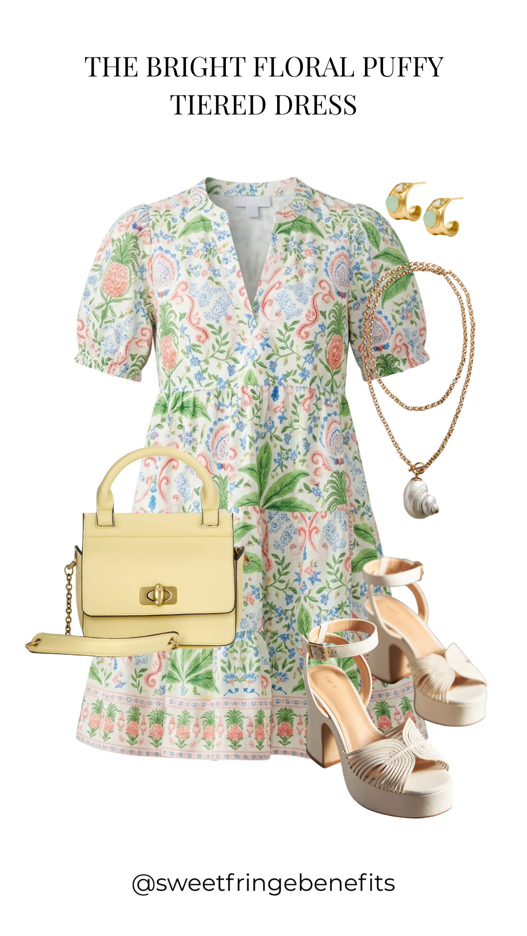This is such a beautiful, feminine summer outfit 🫶🏻

I love how the soft floral dress feels light and effortless, while the neutral accessories keep everything balanced and polished.

Perfect for brunch, showers, events, or anytime you want something a little more elevated but still easy to wear.

Such a pretty, go-to summer look.  

 #LTKootd #LTKSeasonal #LTKOver40
