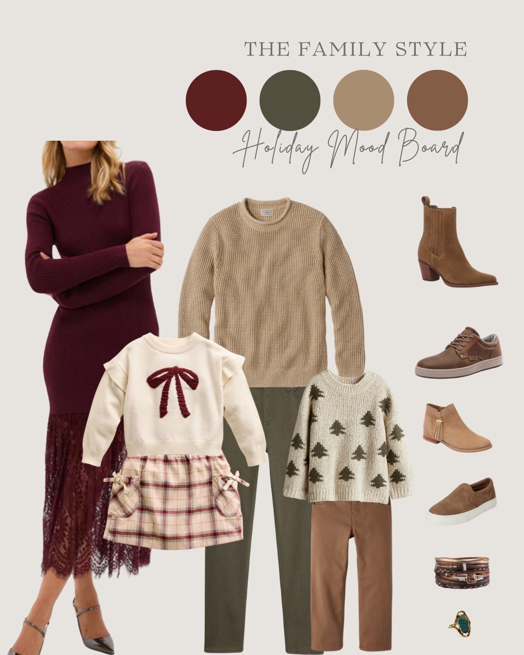 Another holiday family photo look ✨ daughters sweater is running low so linking similar options too!! Check them out  

#LTKSeasonal #LTKFamily